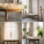 Bench , Solid Wood Legs