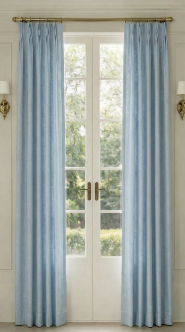 Blue-Linen-Curtains-No-Trim