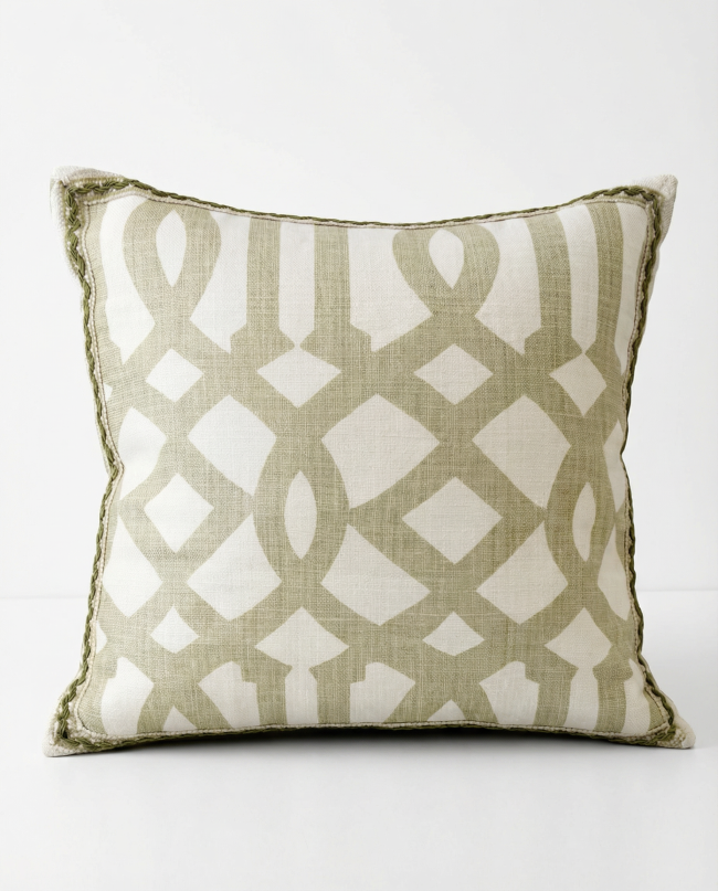Patterned-Green-Indoor-Pillow-Myfair-Workroom