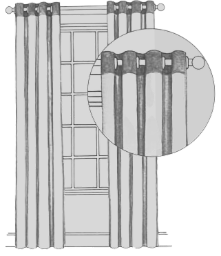 grommet-drapery