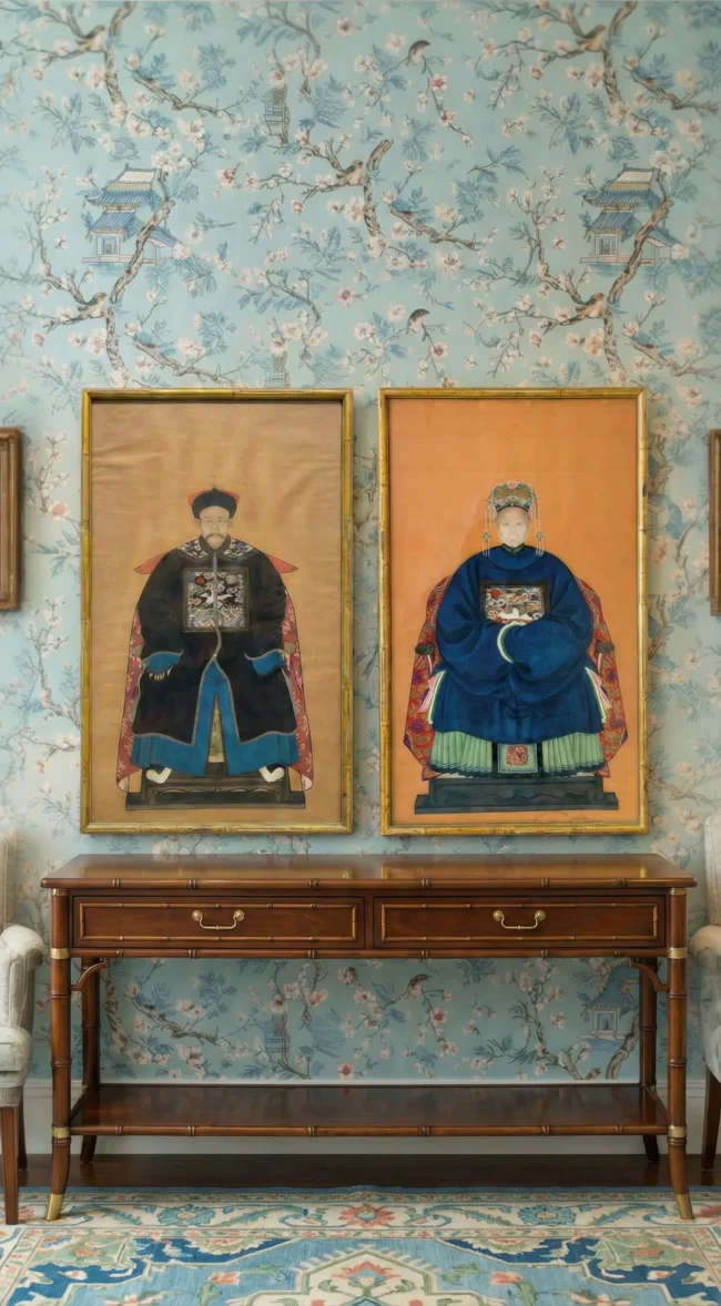 Chinese-couple-White-Table