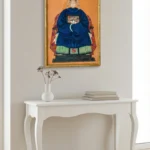 Chinese-woman-White-Table