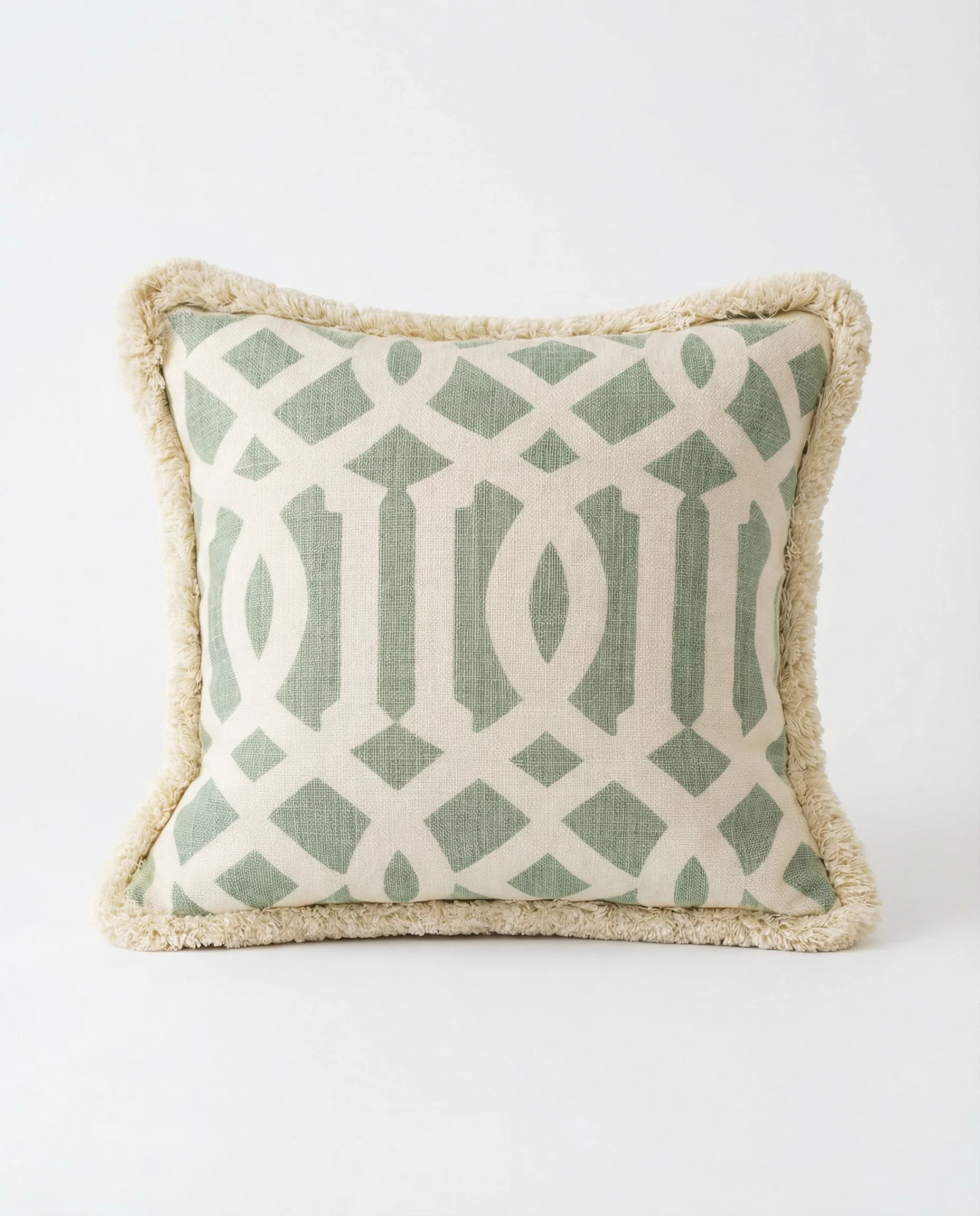 Patterned-Green-Indoor-Pillow